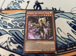 Yugioh Lacrima The Crimson Tears Prismatic Secret Rare MP25-EN100 Near Mint - Image 1