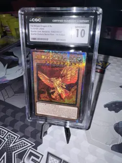 YUGIOH CARD The Winged Dragon Of Ra RA03 Quarter Century Secret Rare Grade 10 🔥 - Image 3