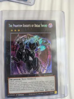 The Phantom Knights of Break Sword x1 RA02-EN035 Ultimate Rare Yugioh - Image 1