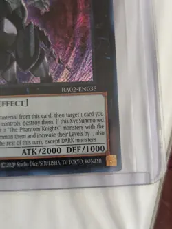 The Phantom Knights of Break Sword x1 RA02-EN035 Ultimate Rare Yugioh - Image 3