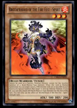 Brotherhood of the Fire Fist - Spirit Cosmo Blazer CBLZ-EN098 MP YuGiOh TCG | Bu - Image 1