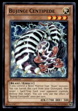 Bujingi Centipede Shadow Specters SHSP-EN026 MP YuGiOh TCG | Buy 10 Get 10 Free - Image 1