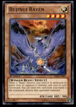 Bujingi Raven Shadow Specters SHSP-EN081 MP YuGiOh TCG | Buy 10 Get 10 Free - Image 1