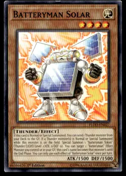 Batteryman Solar Flames of Destruction FLOD-EN027 MP YuGiOh TCG | Buy 10 Get 10 - Image 1
