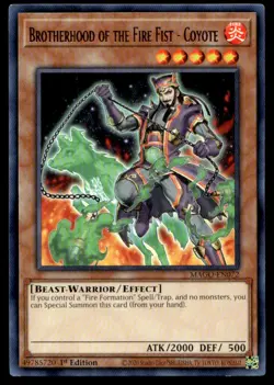 Brotherhood of the Fire Fist - Coyote Maximum Gold MAGO-EN072 MP YuGiOh TCG | Bu - Image 1