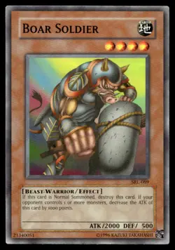 Boar Soldier Spell Ruler SRL-089 MP YuGiOh TCG | Buy 10 Get 10 Free - Image 1