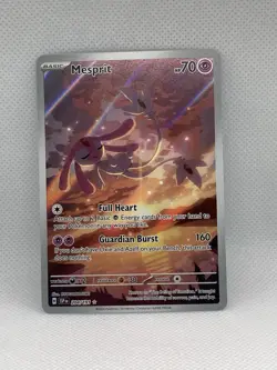 Pokemon 2024 Surging Sparks Mesprit Illustration Rare Holo Card 204/191 - Image 1