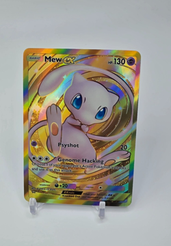 Custom Gold Holo Mew Pokemon Card Mew EX READ DESCRIPTION BELOW - Image 1