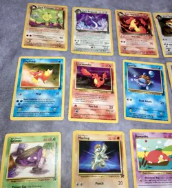 Pokemon Card lot of 20 Team Rocket Unlimited 1999-2000 WOTC Charmander Squirtle - Image 2