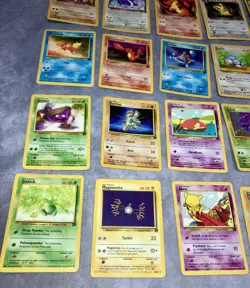 Pokemon Card lot of 20 Team Rocket Unlimited 1999-2000 WOTC Charmander Squirtle - Image 3