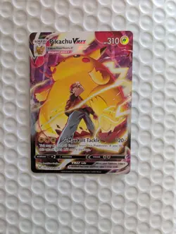 Pikachu VMAX - TG17/TG30 - Full Art Rare Holo Lost Origin - Pokemon Card - NM - Image 1