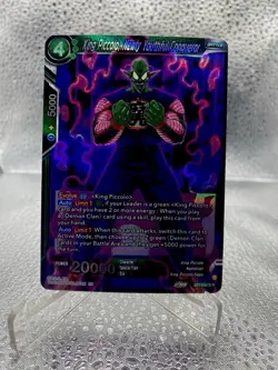 Dragon Ball Super CCG King Piccolo Newly Youthful Conqueror BT18-078 R Foil Card - Image 1