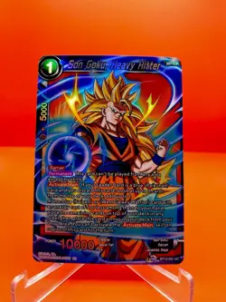 Dragon Ball Super CCG Son Goku Heavy Hitter BT12-031 UC Foil Bandai Trading Card - Image 1