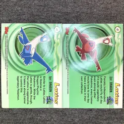 2003 Topps Pokemon Advanced Holo Foil #45 Latias & #46 Latios Cards - Image 2