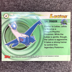 2003 Topps Pokemon Advanced Holo Foil #45 Latias & #46 Latios Cards - Image 4