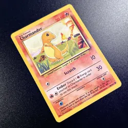 Charmander 046/102 Base Set Unlimited WOTC Vintage Pokemon Card Near Mint NM - Image 3