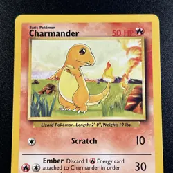 Charmander 046/102 Base Set Unlimited WOTC Vintage Pokemon Card Near Mint NM - Image 4
