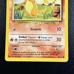 Charmander 046/102 Base Set Unlimited WOTC Vintage Pokemon Card Near Mint NM - Image 5