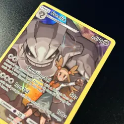 Steelix 247/236 Secret SM Cosmic Eclipse Holo Full Art Pokemon Card Near Mint NM - Image 4