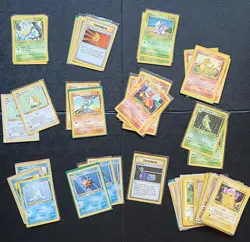 1995 Base SET pokemon LOT 58 CARDS - Image 1