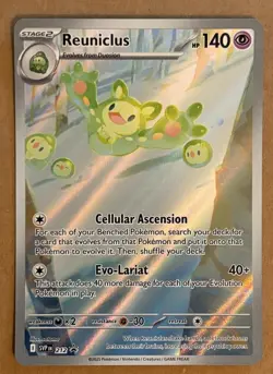 Pokemon Black Bolt/White Flare Promo Cards Gothitelle211 Reuniclus212 wStickers - Image 2
