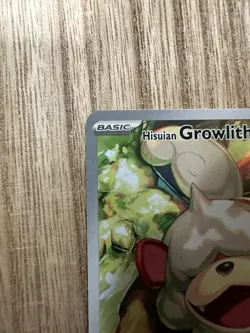 Pokemon TCG Hisuian Growlithe Twilight Masquerade Full Art Holo Card 181/167 - Image 2