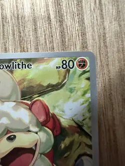 Pokemon TCG Hisuian Growlithe Twilight Masquerade Full Art Holo Card 181/167 - Image 3