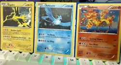 Pokemon Card Cosmo Holo Articuno 27/99 Zapdos 41/99 Moltres 14/99 Next Destinies - Image 1