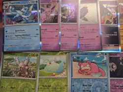 Pokemon Prismatic Evolutions Bulk 95 Cards NO Duplicates+ Holo/Reverse Holos NM - Image 2
