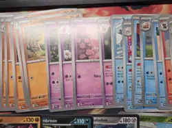 Pokemon Prismatic Evolutions Bulk 95 Cards NO Duplicates+ Holo/Reverse Holos NM - Image 4