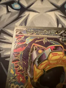 Iron Hands EX 154/131 Holo Art Pokemon Card - Prismatic Evolutions - NM - Image 2