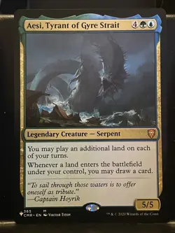 Aesi Tyrant of Gyre Strait NM/M MTG Mystery Booster 2 The List Magic Card - Image 1
