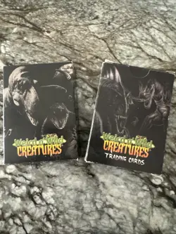 Weird N Wild Creatures Trading Cards Total Of (170) & (15) Power-Up. - Image 1