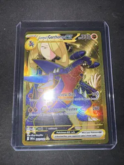Pokemon TCG Destined Rivals Cynthia's Garchomp EX 241/182 Secret Rare Card - Image 1