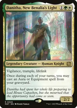 Danitha, New Benalia's Light - Foil MAT MP MTG - Image 1