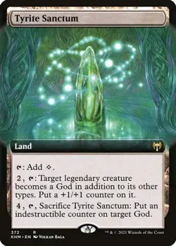Tyrite Sanctum - Foil Extended Art Kaldheim MP MTG - Image 1