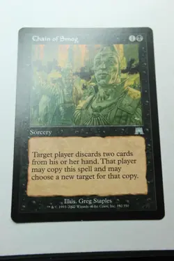 MTG Chain of Smog x1- -Onslaught-Mod/Hvy Play - Image 1