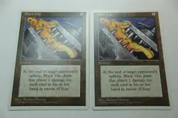 MTG Black Vise x2- -Fourth Edition-Lightly Played - Image 1