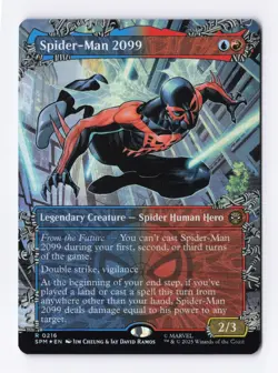 Spider-Man 2099 (Borderless) (Foil) 0216 (R) MTG Marvel's Spider-Man (SPM) - Image 1