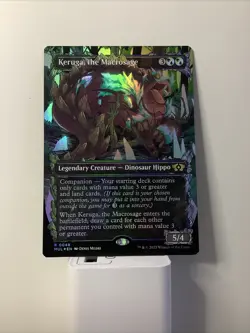 MTG MUL: Keruga, the Macrosage (Legendary Creature) Extended Art Foil 0048 - Image 1