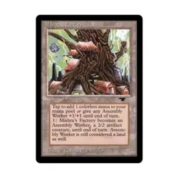 WOTC MtG Antiquities Mishra's Factory - Spring (R) EX - Image 1