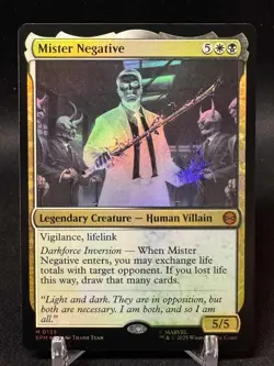Mister Negative- FOIL - Marvel Spider-Man MTG 0135 - NM - Image 1