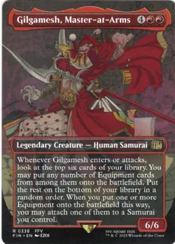 Gilgamesh, Master-at-Arms (Borderless) R FINAL FANTASY 338 NM - Image 1
