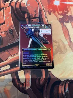 Noctis, Prince of Lucis (Borderless) (Surge Foil) Final Fantasy Foil - Image 1