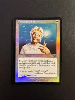 FOIL Enlightened Tutor | MtG Magic Arena Promos | English |Near Mint-Mint (NM-M) - Image 1