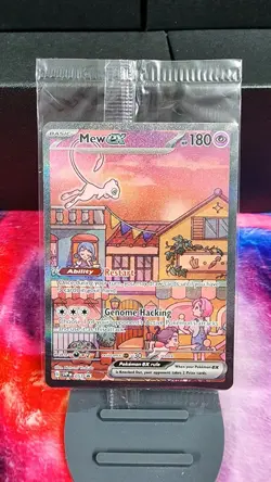 Mew ex SVP 053 Pokemon TCG Scarlet Violet 151 Black Star Promo Full Art SEALED - Image 2