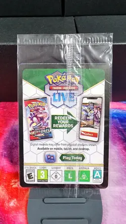 Mew ex SVP 053 Pokemon TCG Scarlet Violet 151 Black Star Promo Full Art SEALED - Image 3