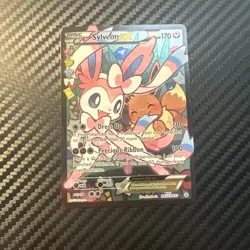 Sylveon EX Full Art RC32 Generations: Radiant Collection Holo Eevee Pokemon - Image 1