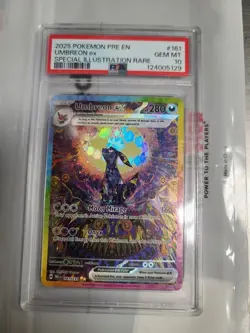 PSA 10 2025 POKEMON PRE EN PRISMATIC EVOLUTIONS 161 UMBREON EX SIR - Image 3