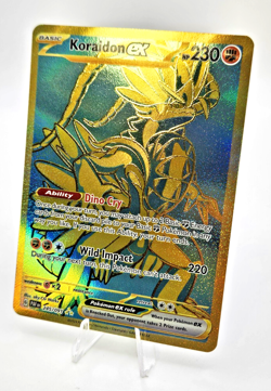 Koraidon ex 245/091 Full Art Gold Paldean Fates Holo Pokemon NM/Mint - Image 2